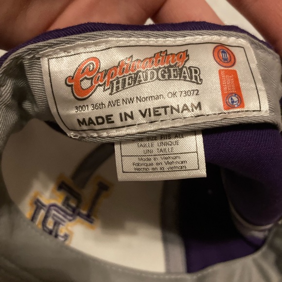 Louisiana State LSU Tigers adult Strapback one size Hat Cap - Picture 3 of 5